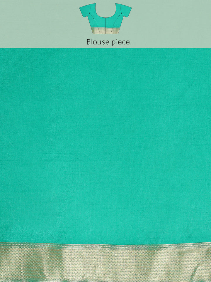 Zari Booti Border Woven Art Handloom Saree