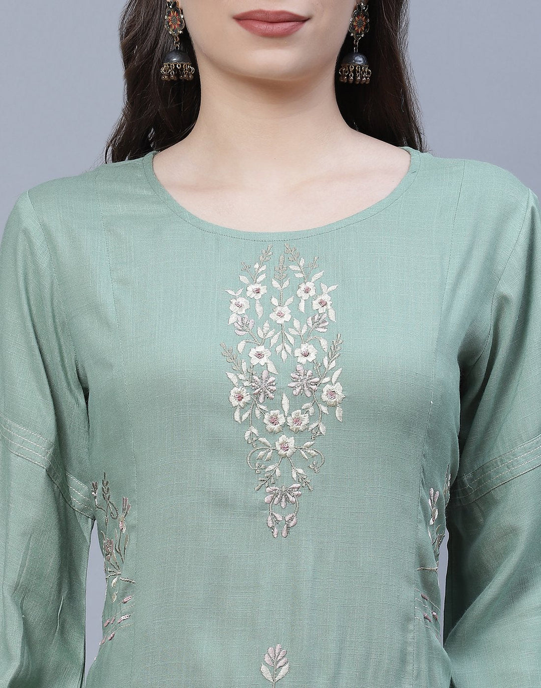 Cotton Embroidered Kurti