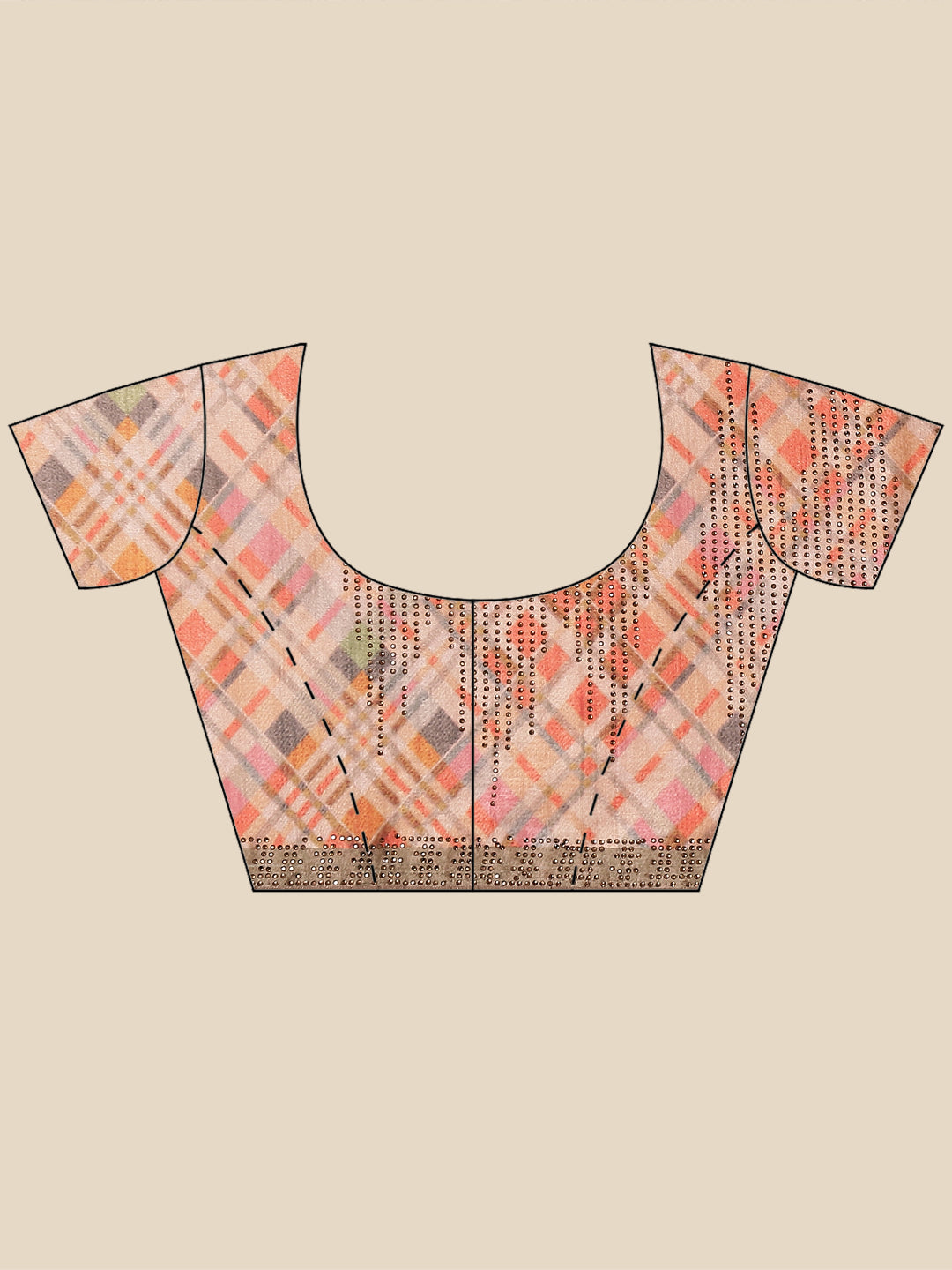 Digital Printed Satin Saree