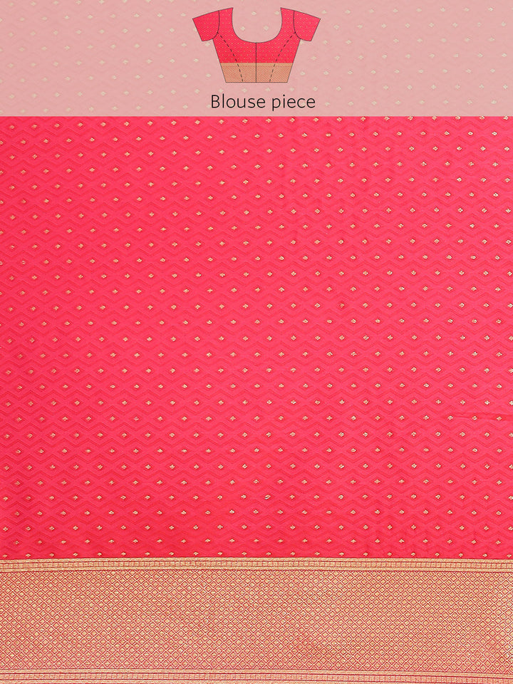 Banarasi Saree with Zari Border Booti