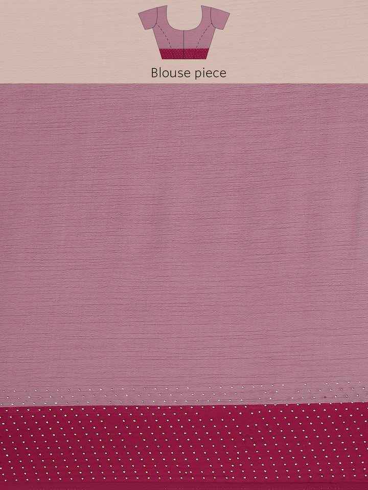 Sequence Art Handloom Chiffon Embroidered Saree