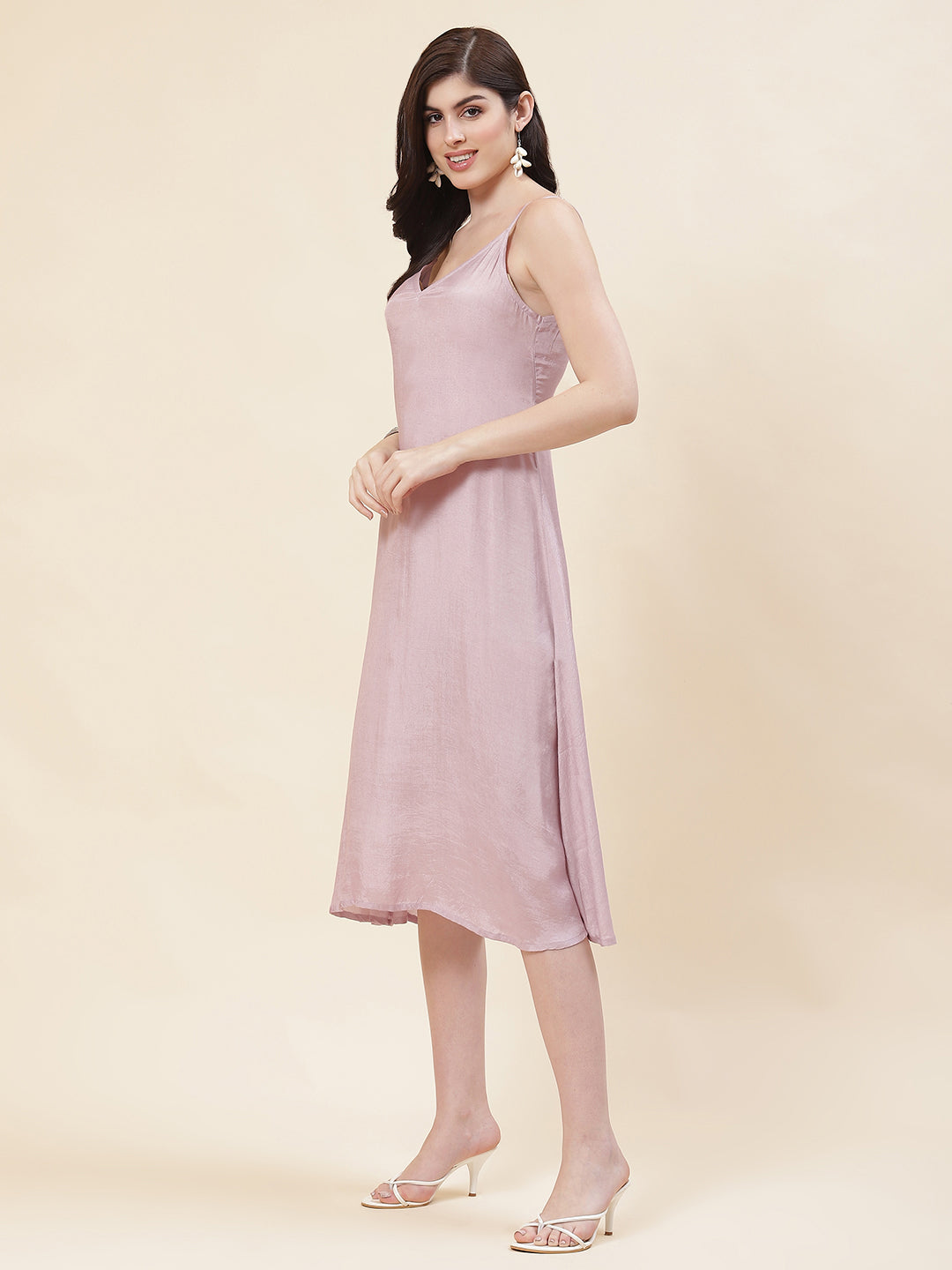 Floral Printed Kaftan Muslin Kurta With Inner