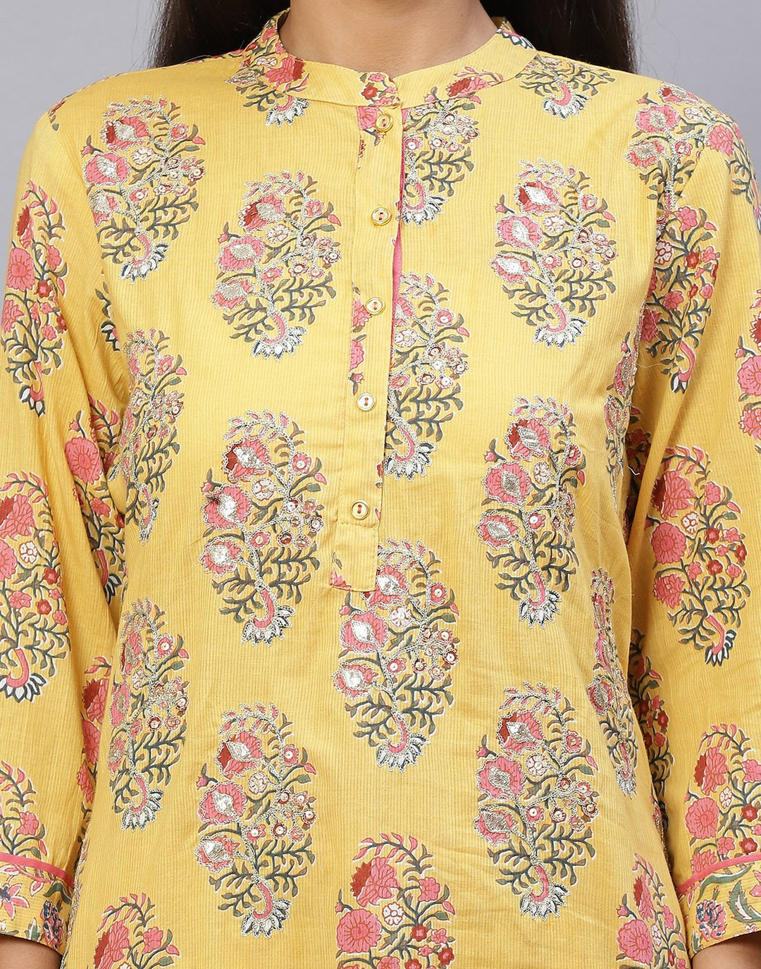 Cotton Printed Kurti Palazzo Pant set