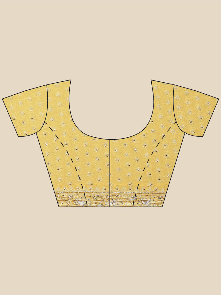 Cutdana Embroidery Banarasi Saree