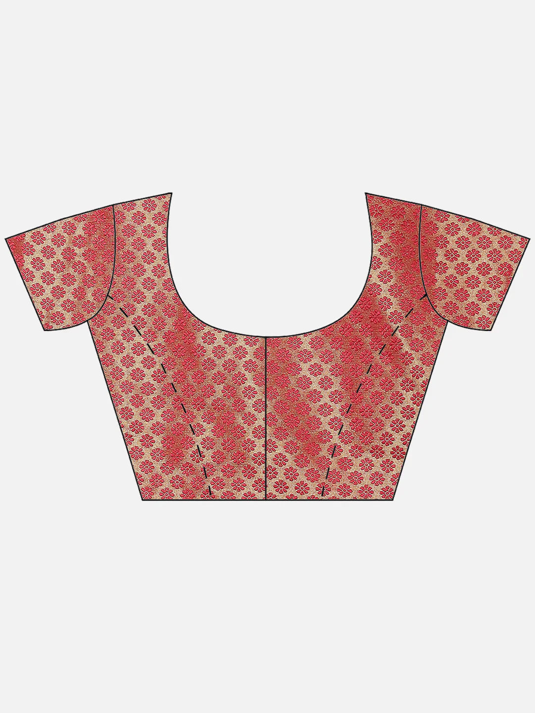 Plain Zari Border Handloom Woven Saree