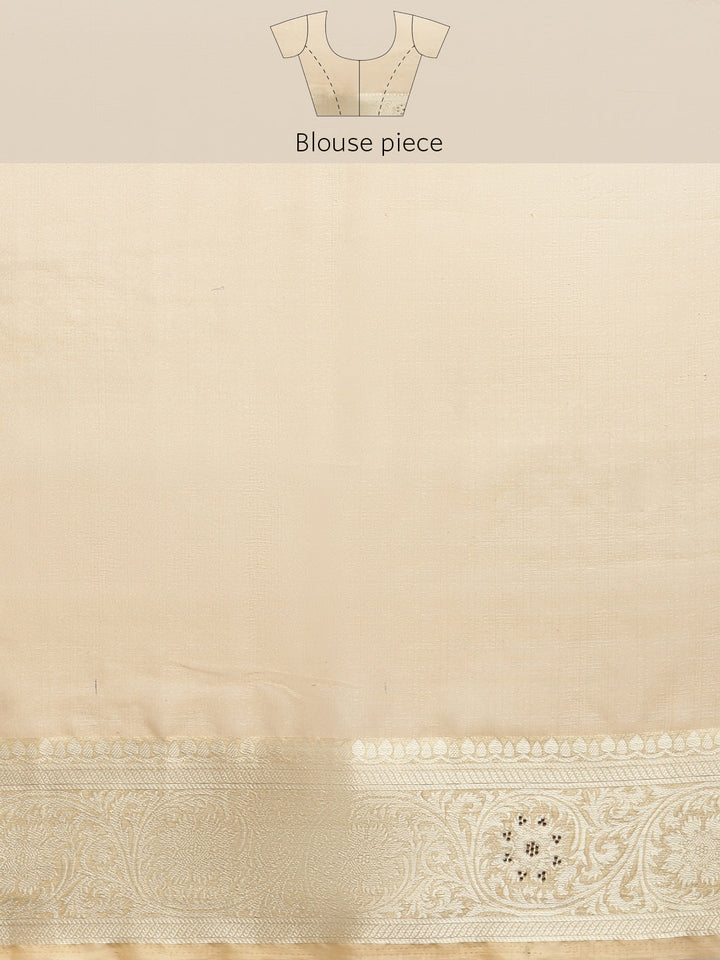 Stone Organza Plain Saree