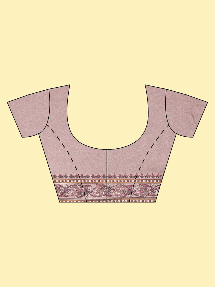 Digital Printed Crepe Saree
