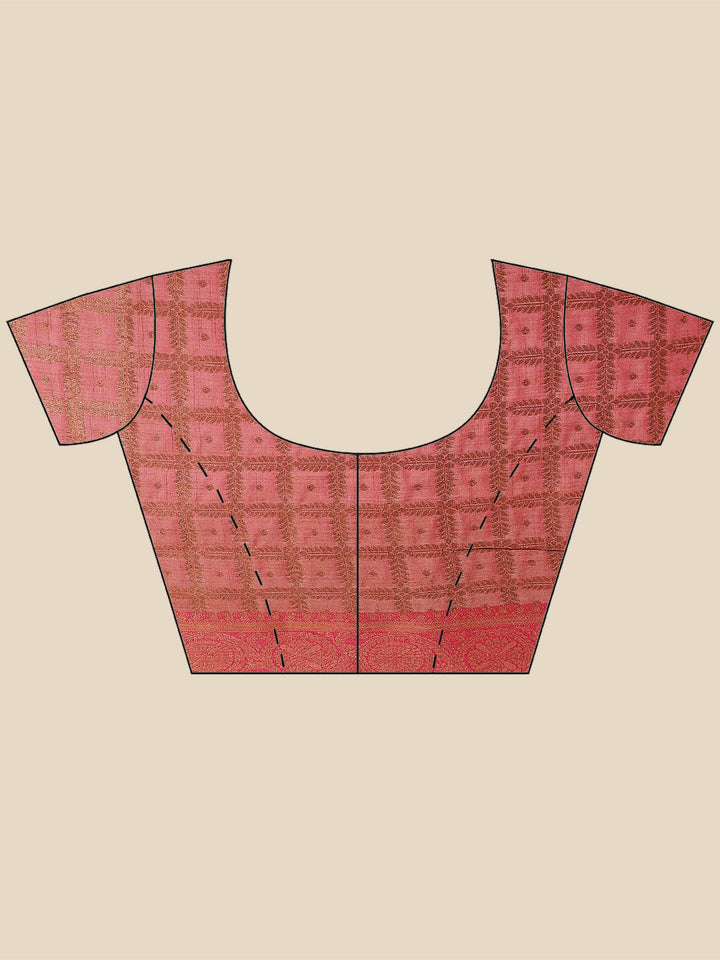 Zari Jaal Woven Handloom Saree