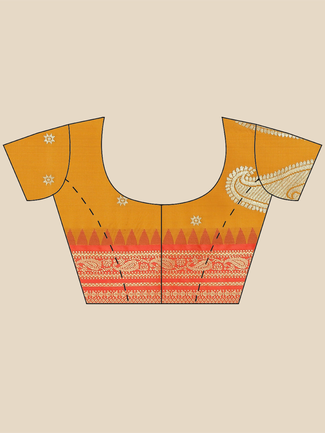 Zari Booti Woven Cotton Saree