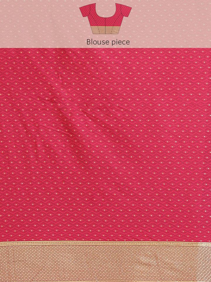 Banarasi Saree with Zari Border Booti