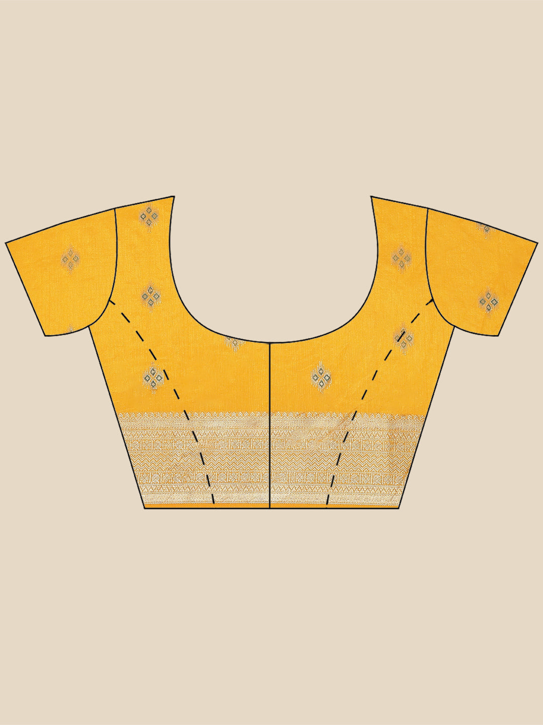 Zari Border Handloom Woven Saree