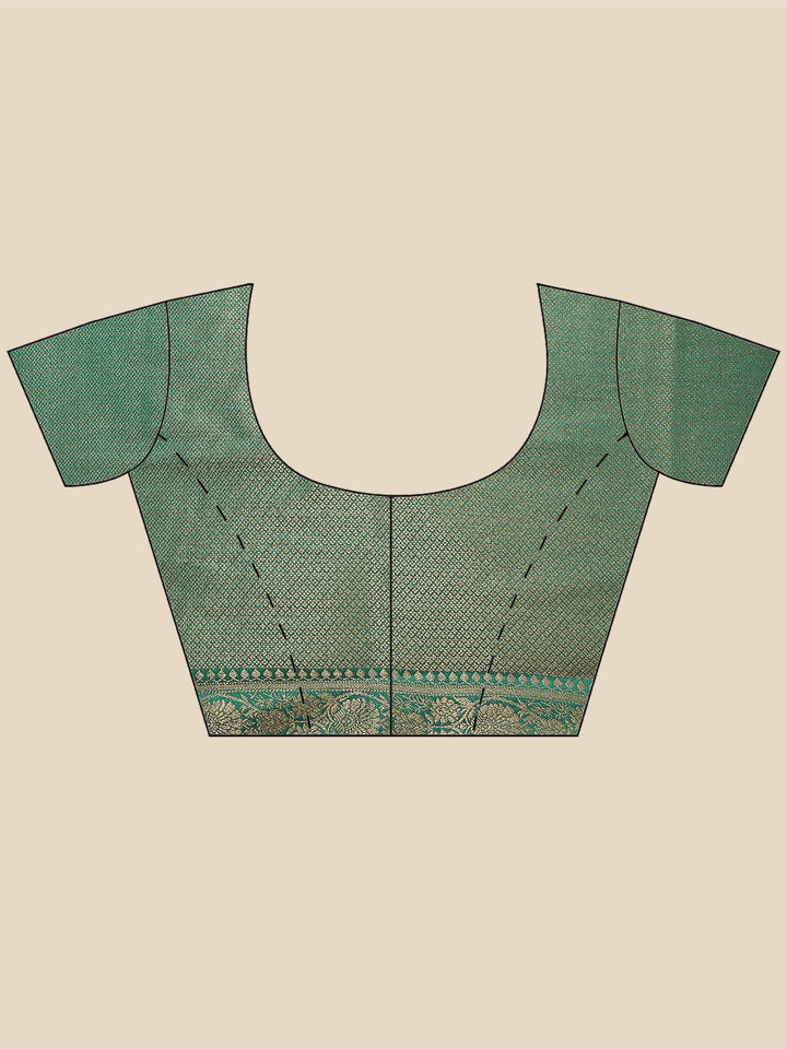 Zari Booti Woven Handloom Saree