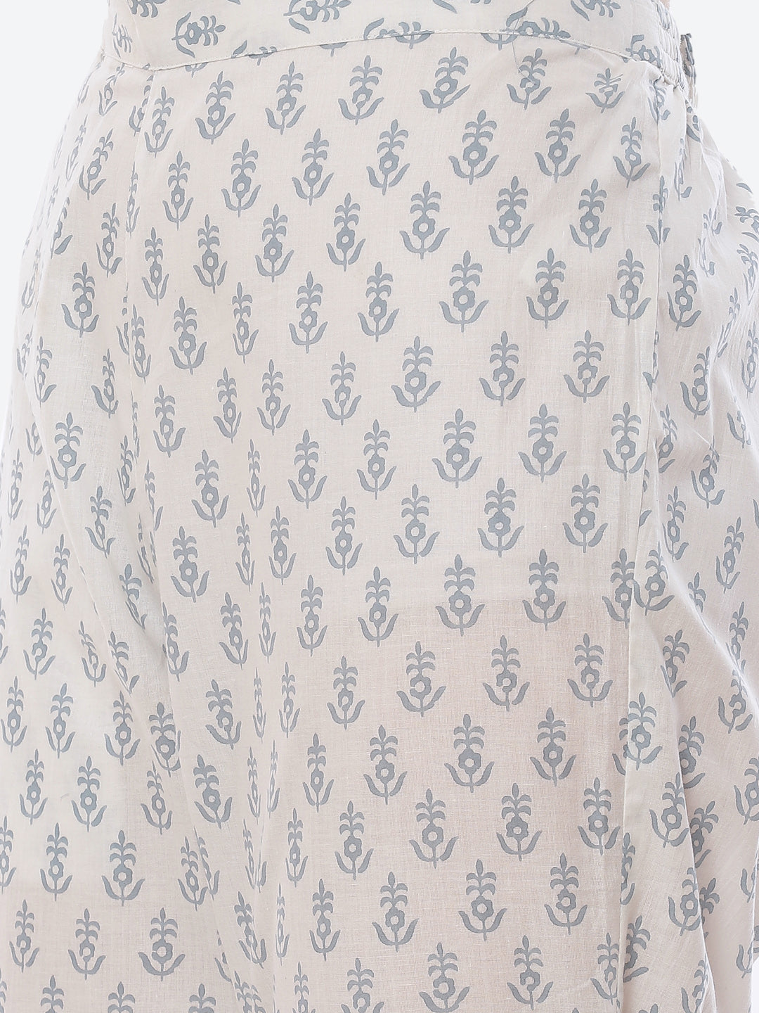 Floral Printed Cotton Kurta With Pant &amp; Cotton Dupatta