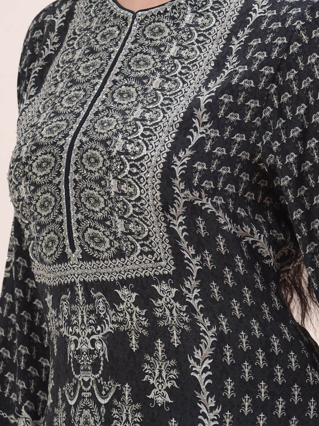 Digital Printed Crepe Kurta