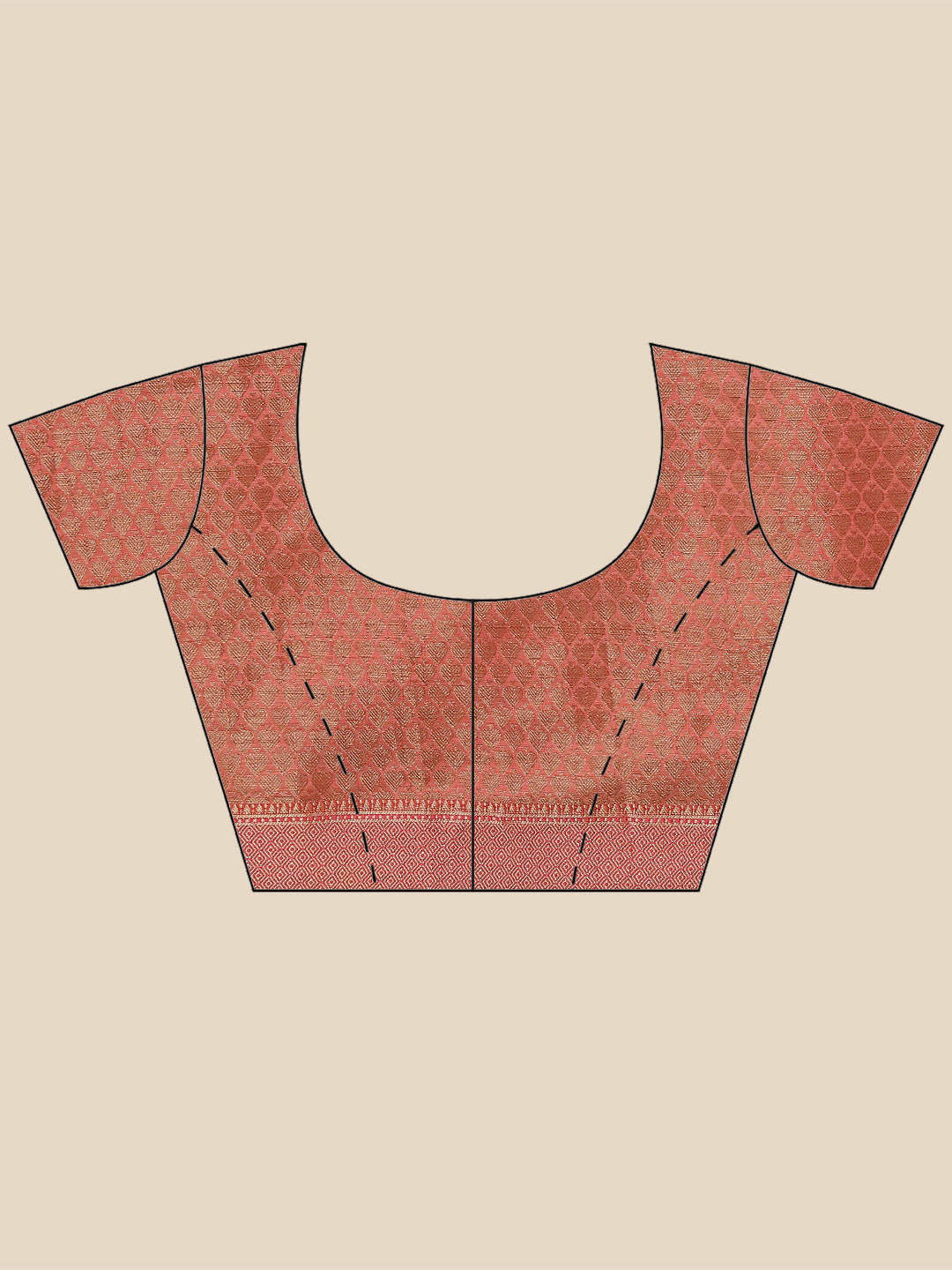 Zari Border Booti Handloom Woven Saree