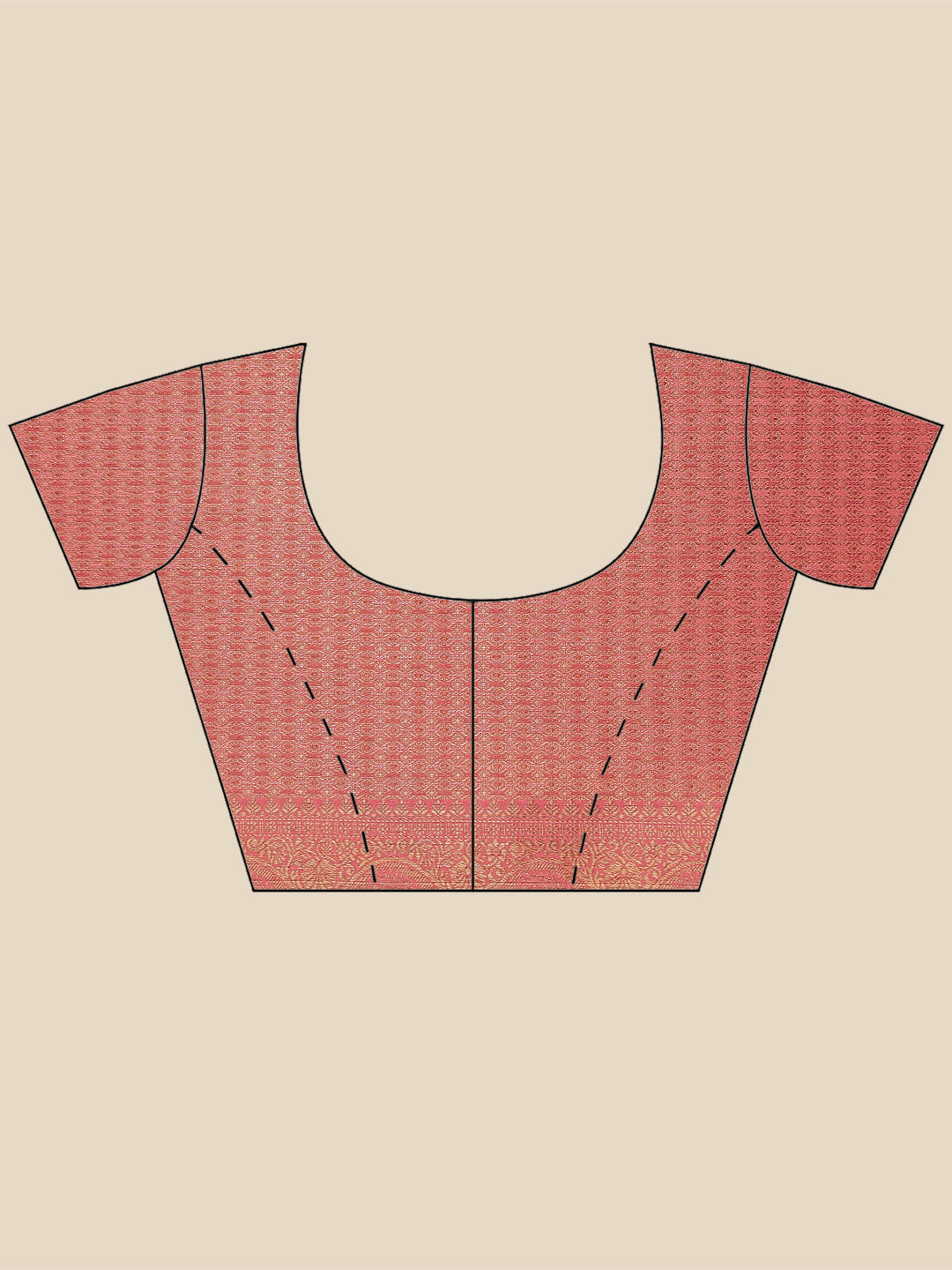Leheriya Pattern Woven Handloom Saree