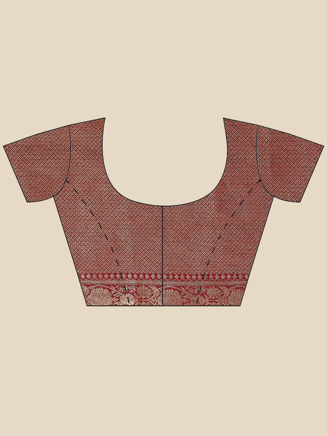 Zari Booti Woven Handloom Saree
