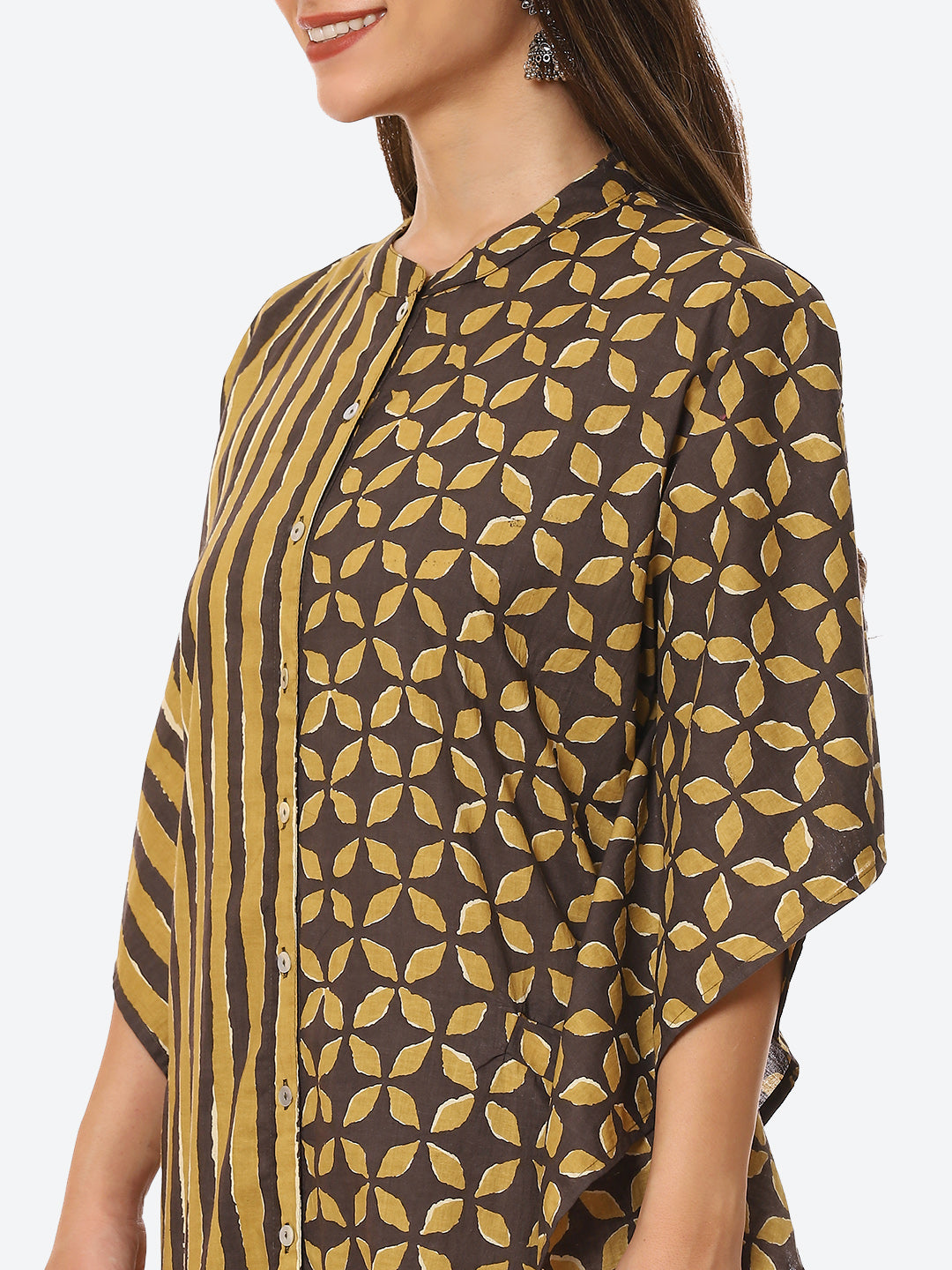 Printed Cotton Kaftan Kurta