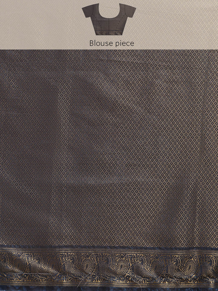 Abstract Banarasi Art Handloom Printed Saree