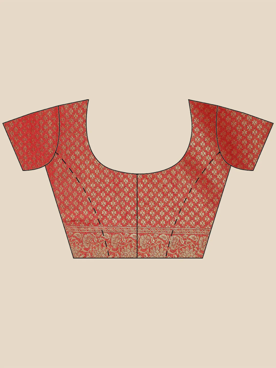 Floral Zari Jaal Woven Saree