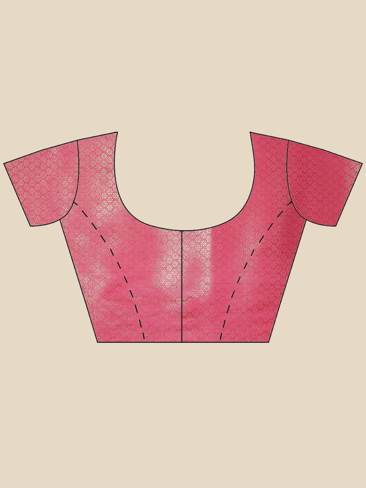 Zari Jaal Woven Handloom Saree