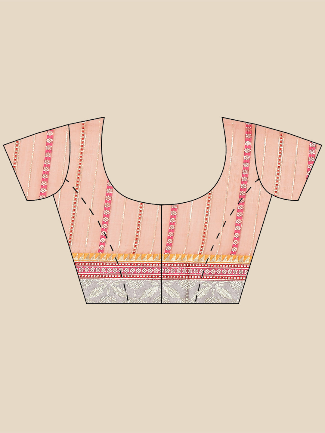 Zari Jaal Woven Cotton Saree