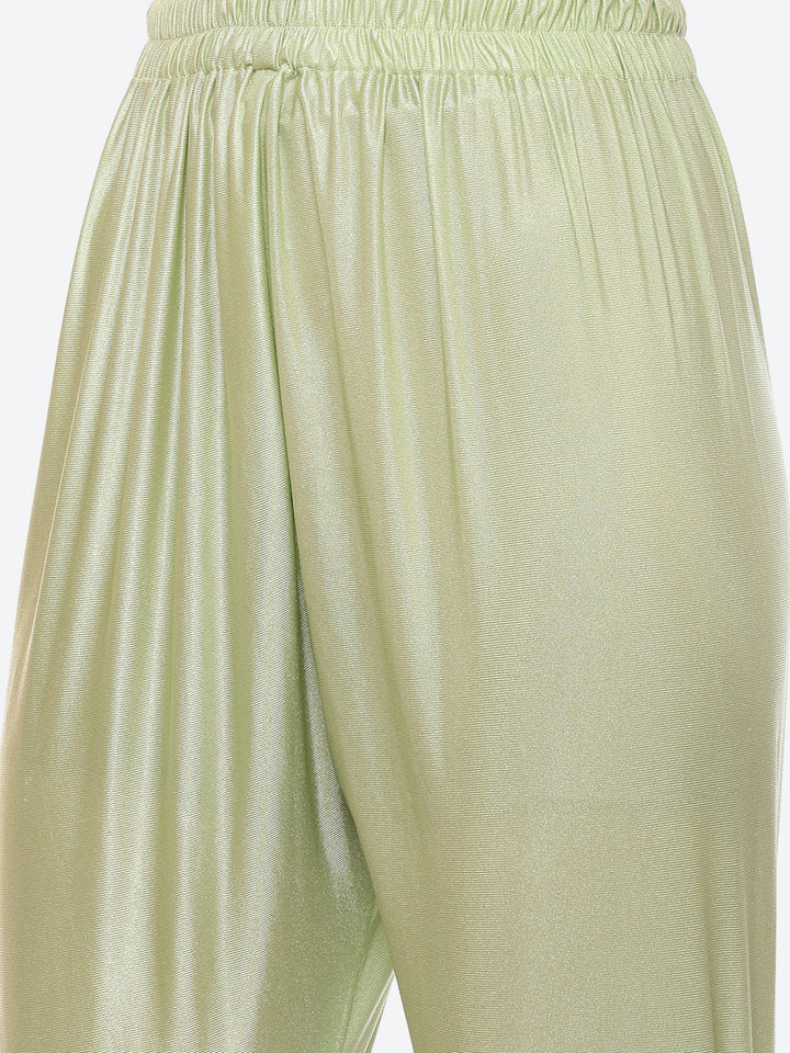Sequin Work Georgette Anarkali Kurta With Churidar &amp; Net Dupatta