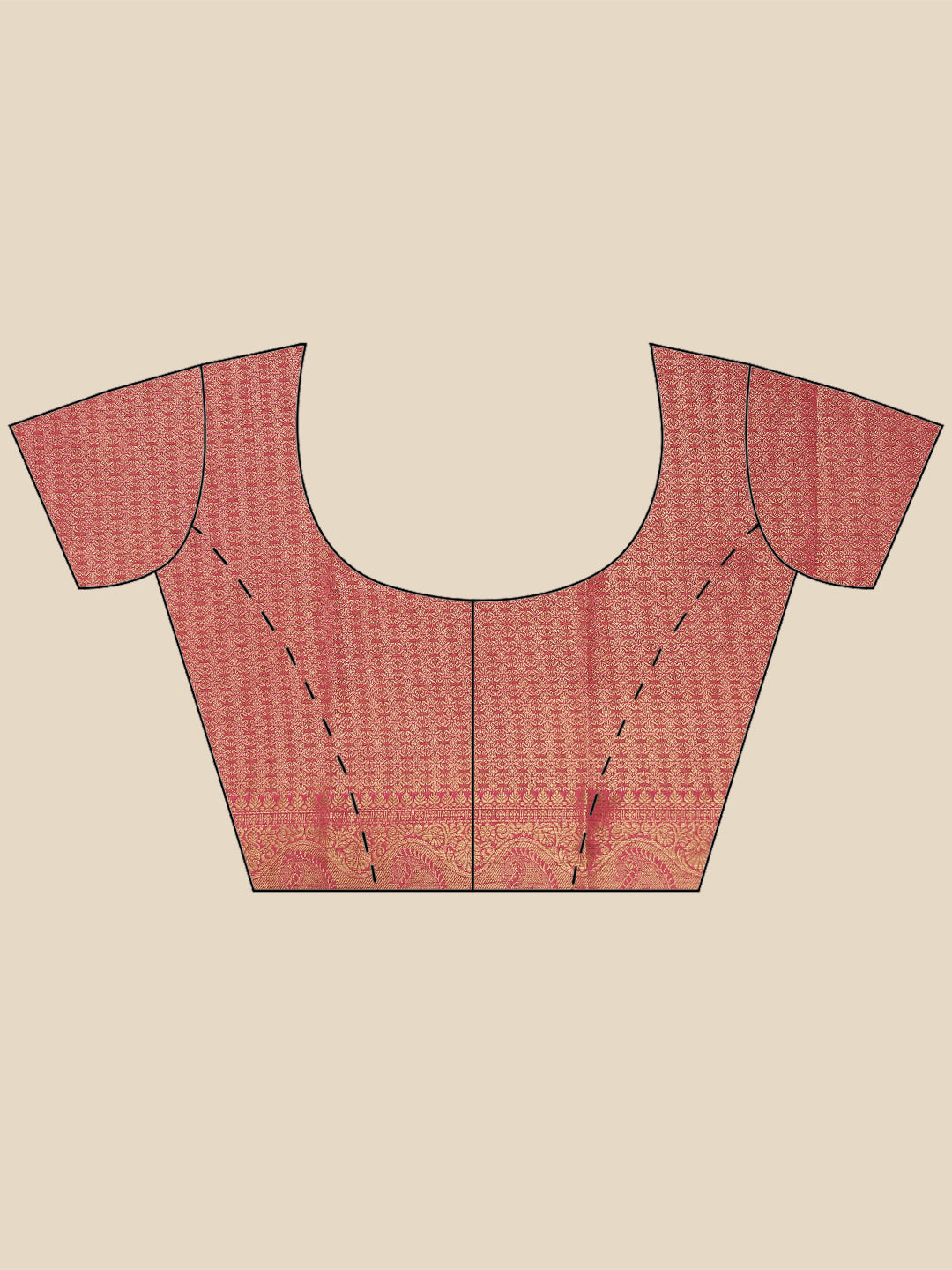 Leheriya Pattern Woven Handloom Saree