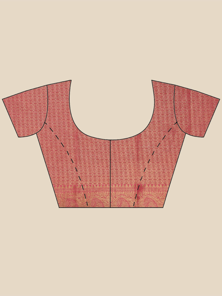 Leheriya Pattern Woven Handloom Saree
