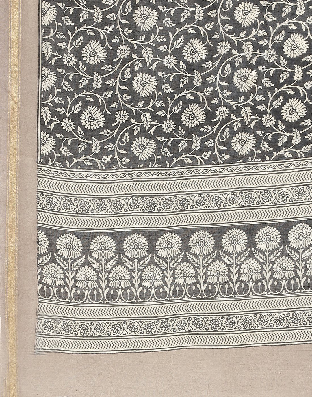 Printed Chanderi Suit Piece