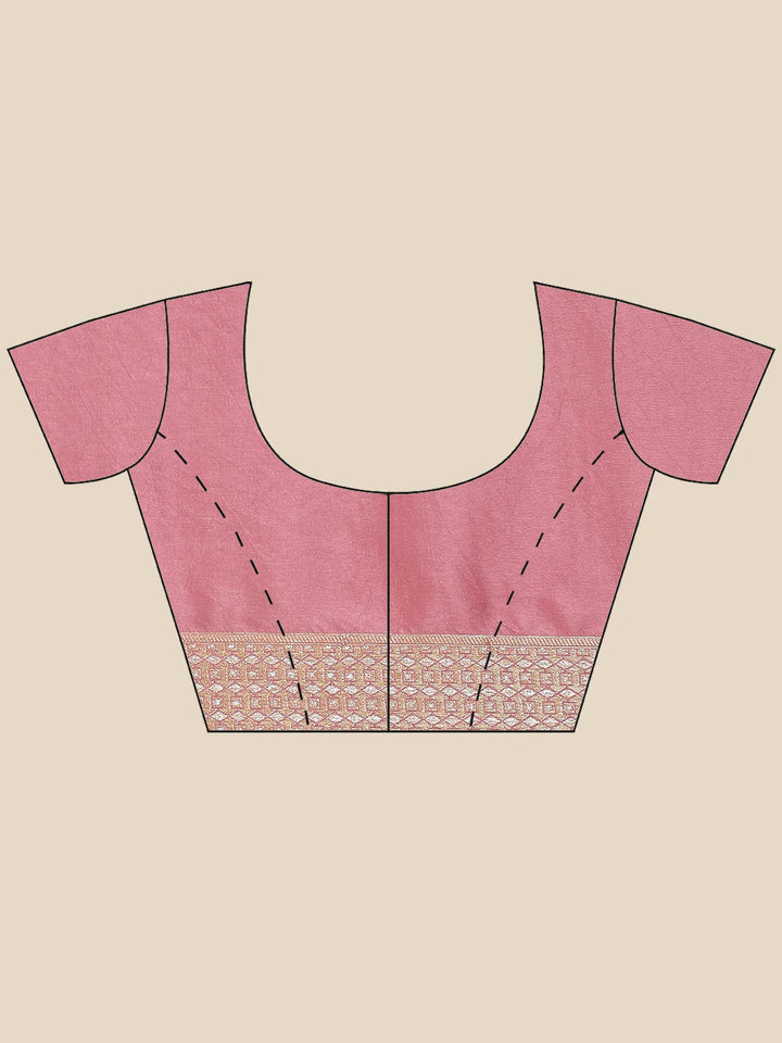 Zari Jaal Handloom Woven Saree