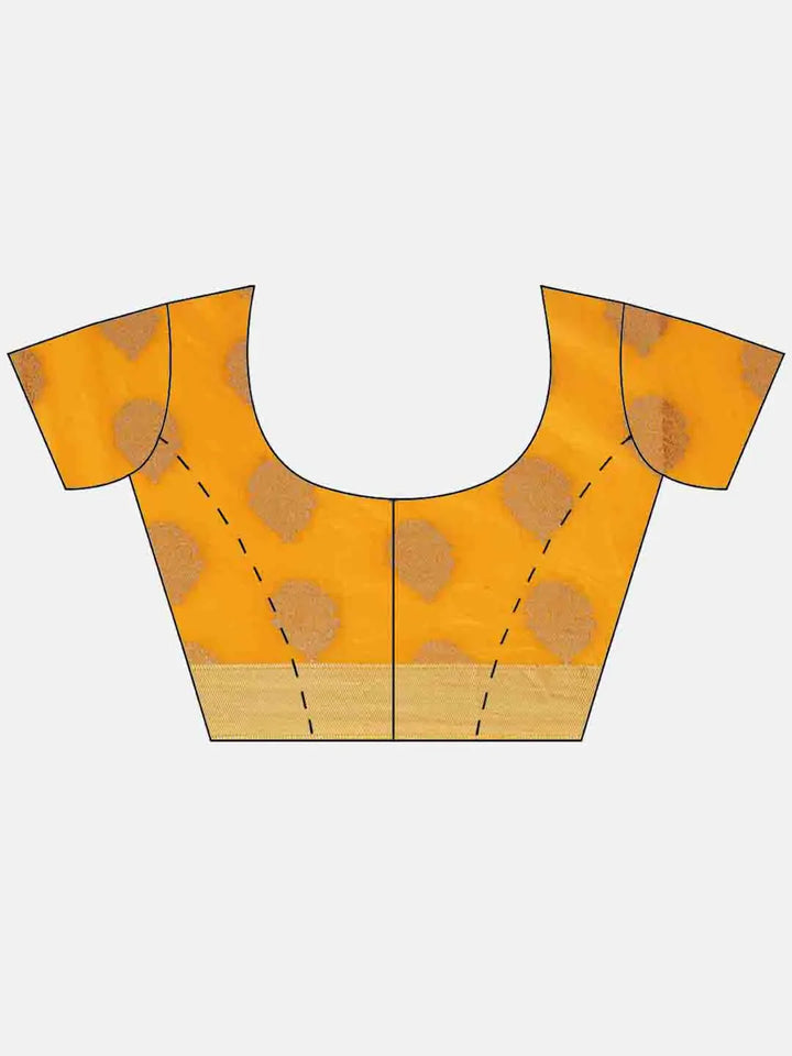 Zari Border Booti Handloom Woven Saree