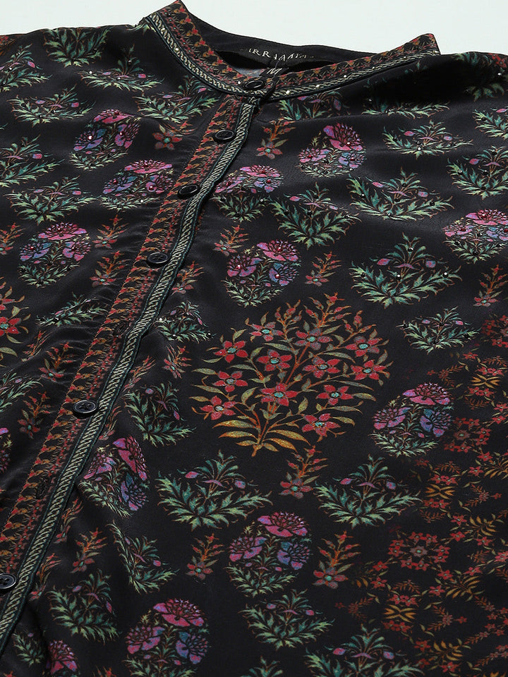 Digital Print Crepe Short Kurta