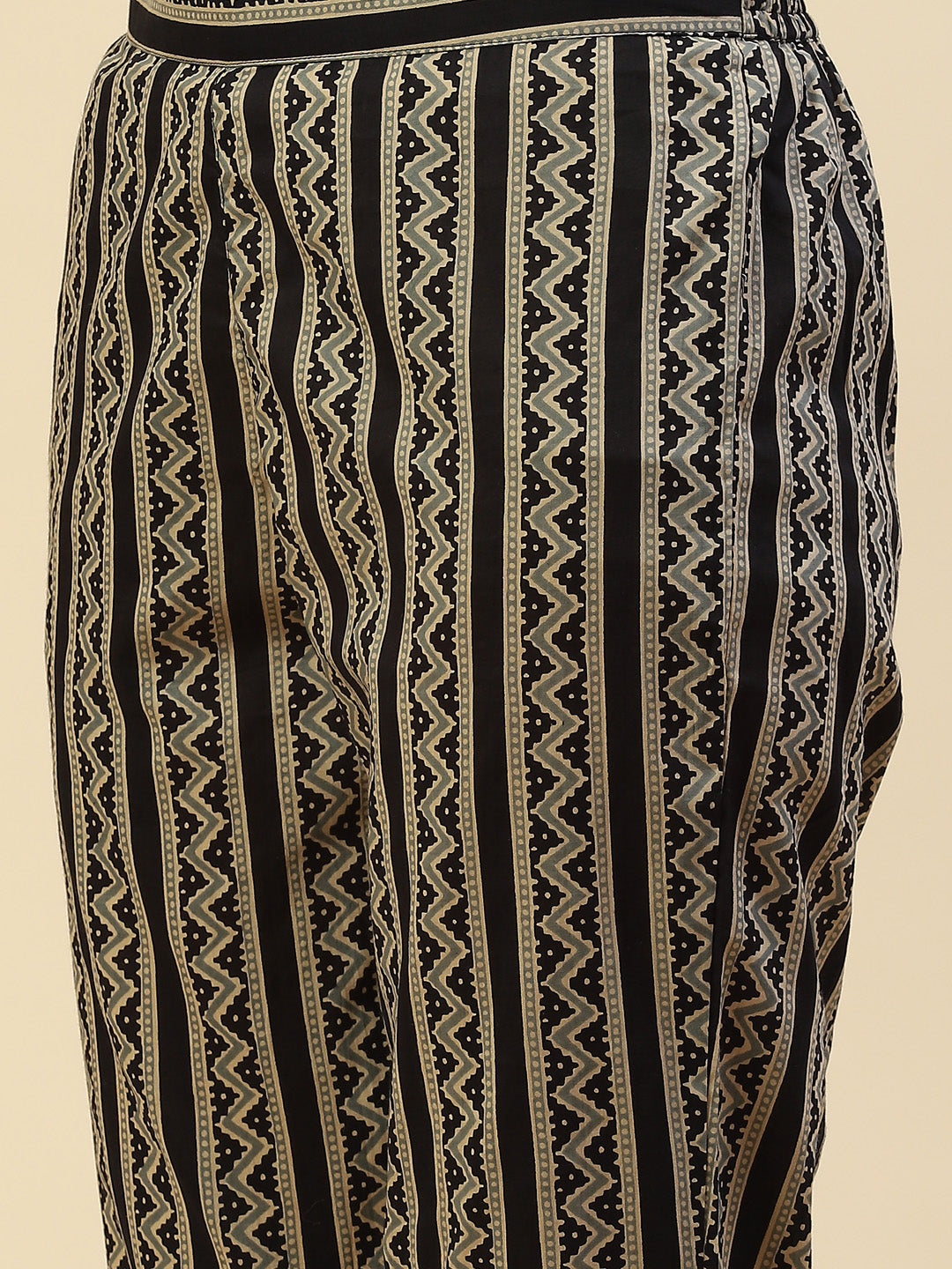 Printed Cotton Kurta With Pant &amp; Cotton Dupatta