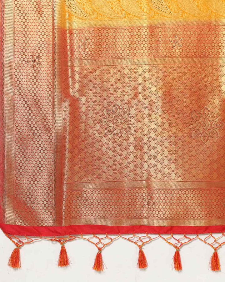 MBZ Meena Bazaar-Woven Art Handloom Saree