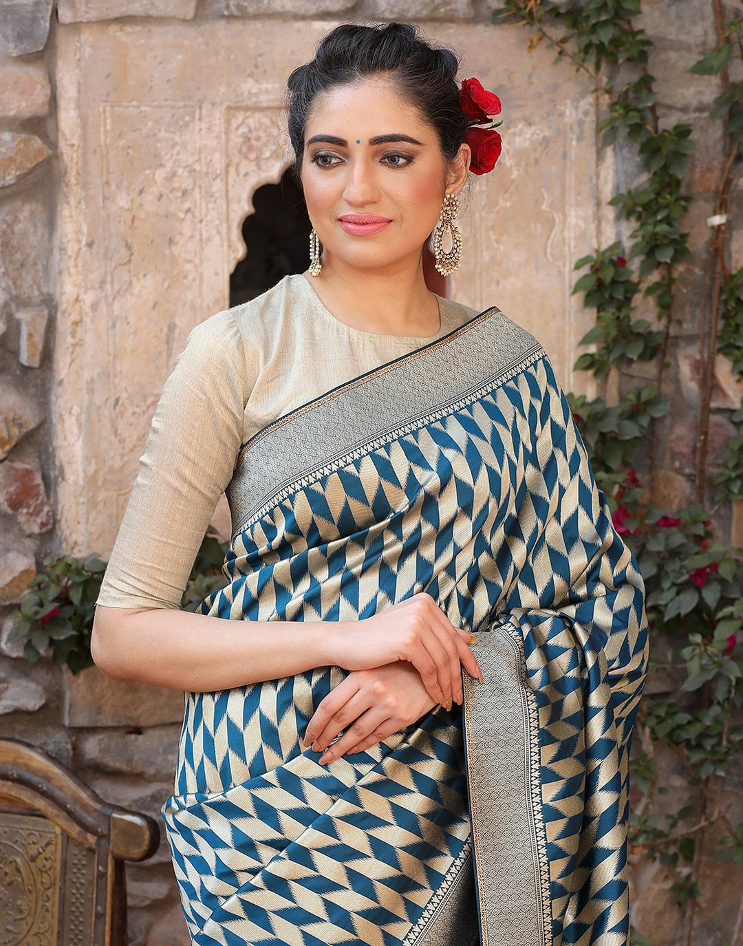 Banaras Art Handloom Silk Saree