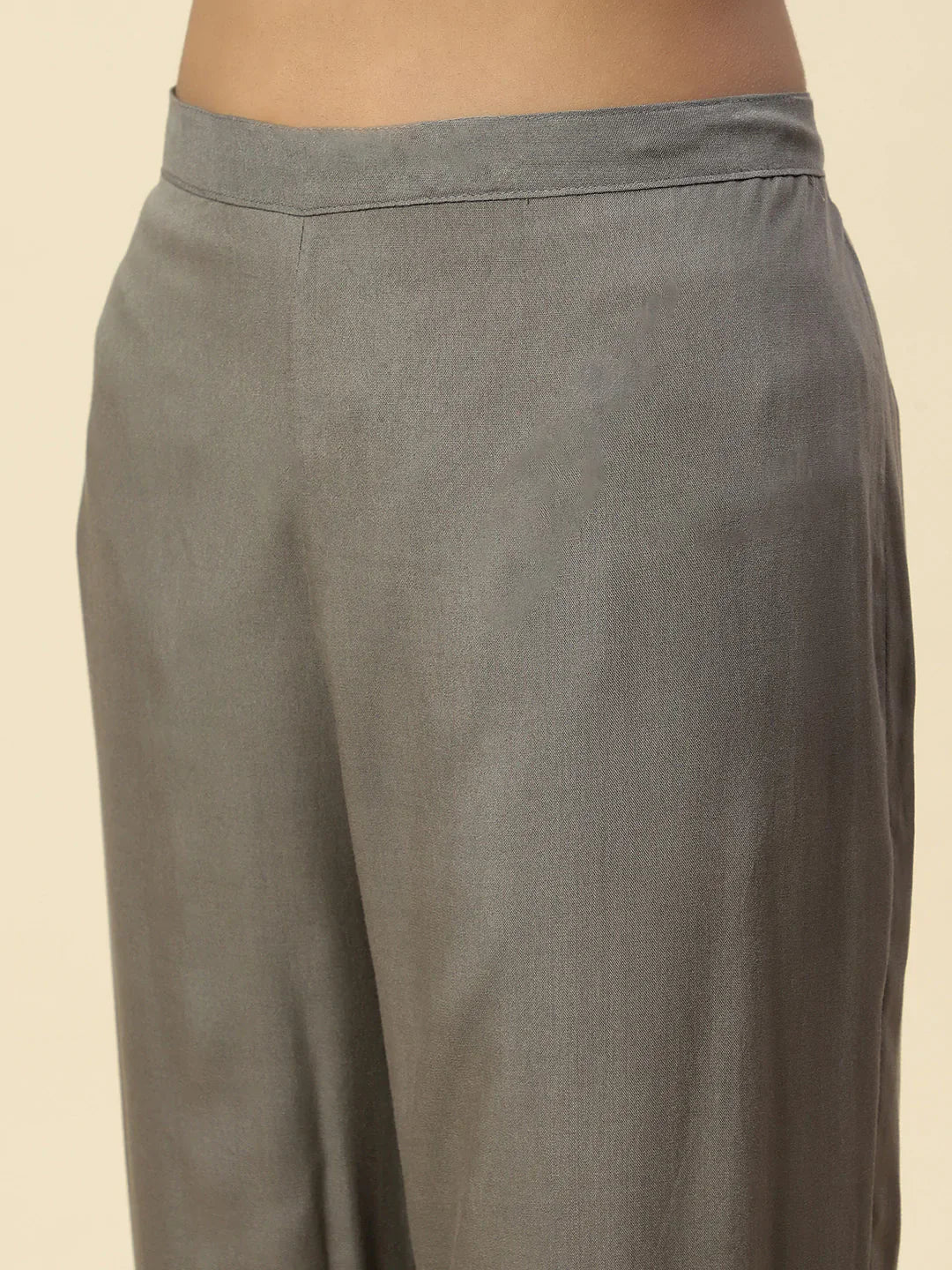 Printed Pashmina Kurta With Pants