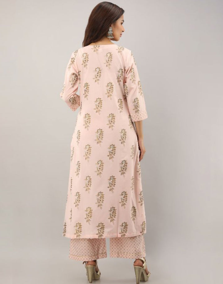Printed Cotton Kurti With Pant