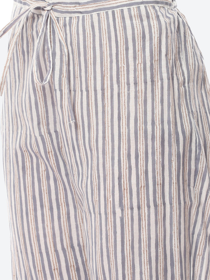 Floral Printed Cotton Kurta With Pant
