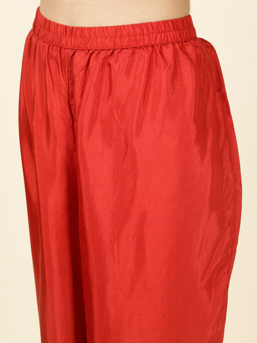 Floral Printed Georgette Kurta With Pants &amp; Dupatta