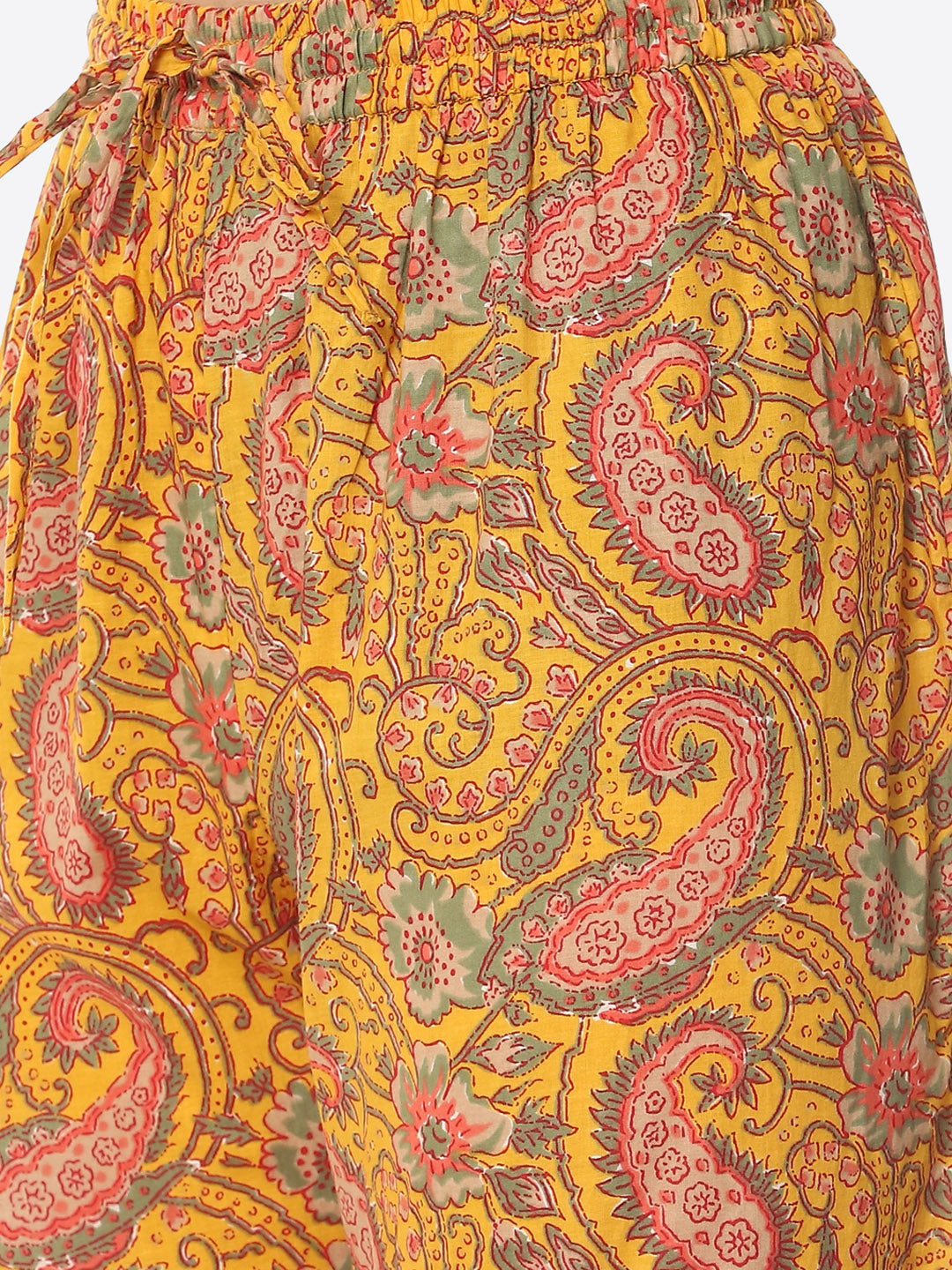 Printed Cotton Kurta With Sharara