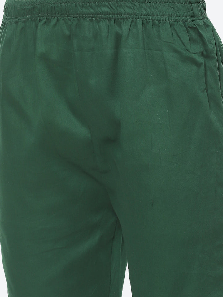Printed Gota Patti Chanderi Kurti With Pant