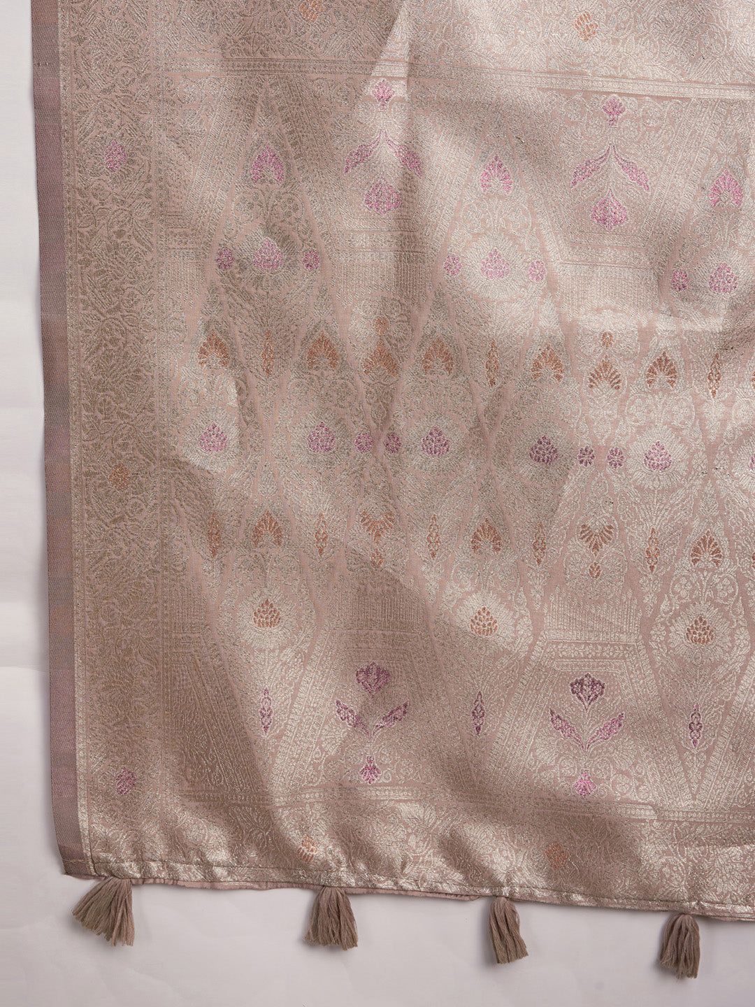 Zari Jaal Woven Art Silk Saree