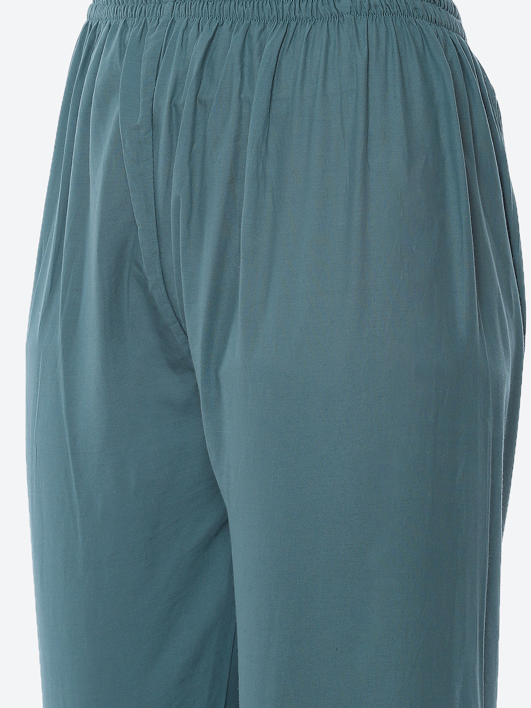 Mirror Gota Border Chanderi Kurta With Pant
