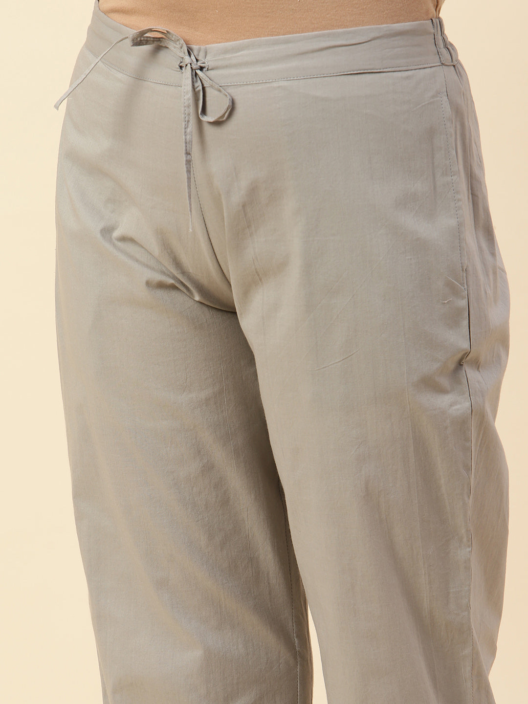 Embroidered Chanderi Kurta With Palazzo