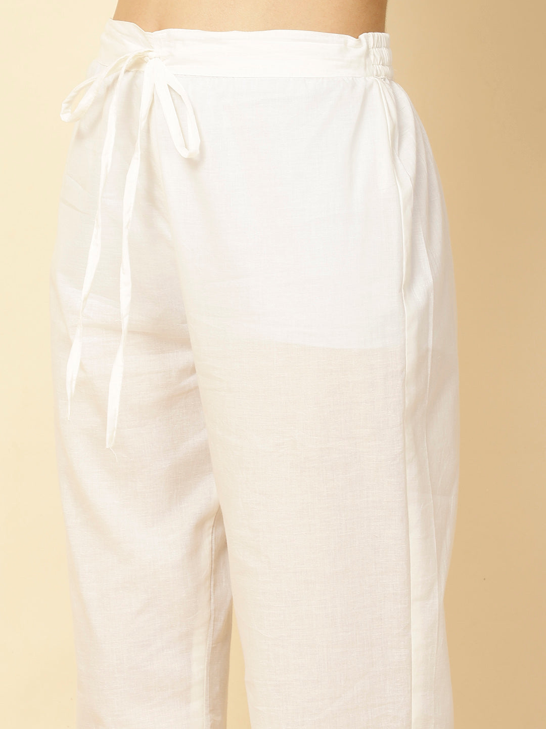 Printed Cotton Kurta With Pants