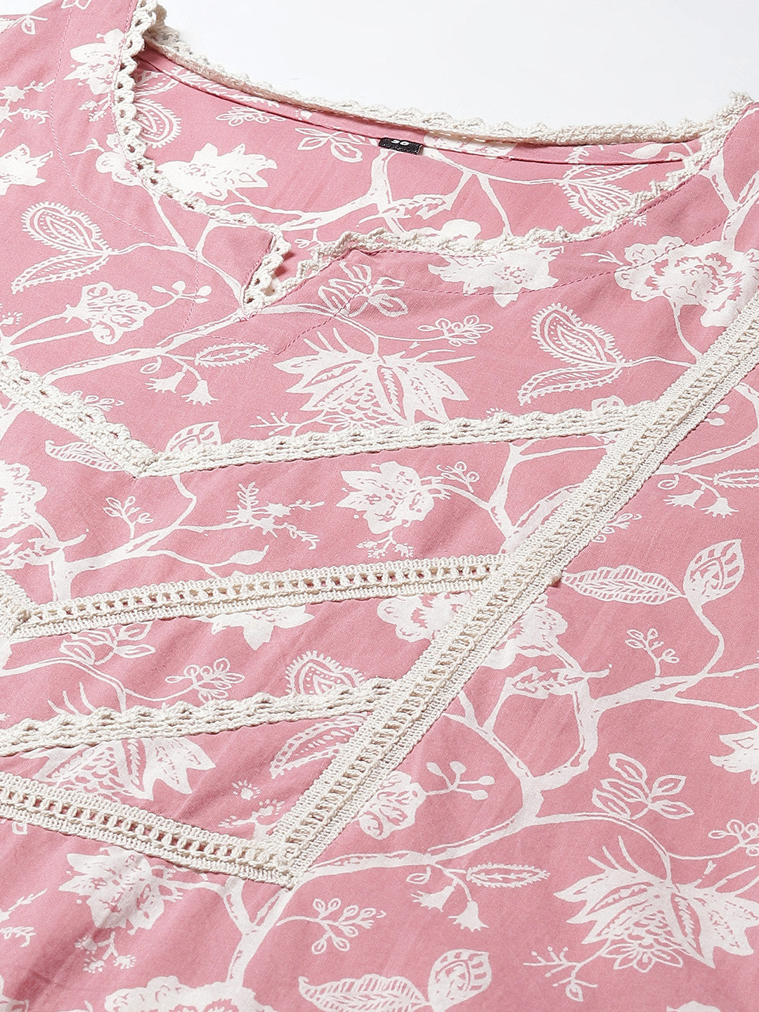 Printed Cotton Kurta With Pants