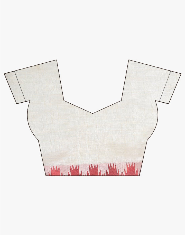 MBZ Meena Bazaar-Mustard Art Handloom Saree