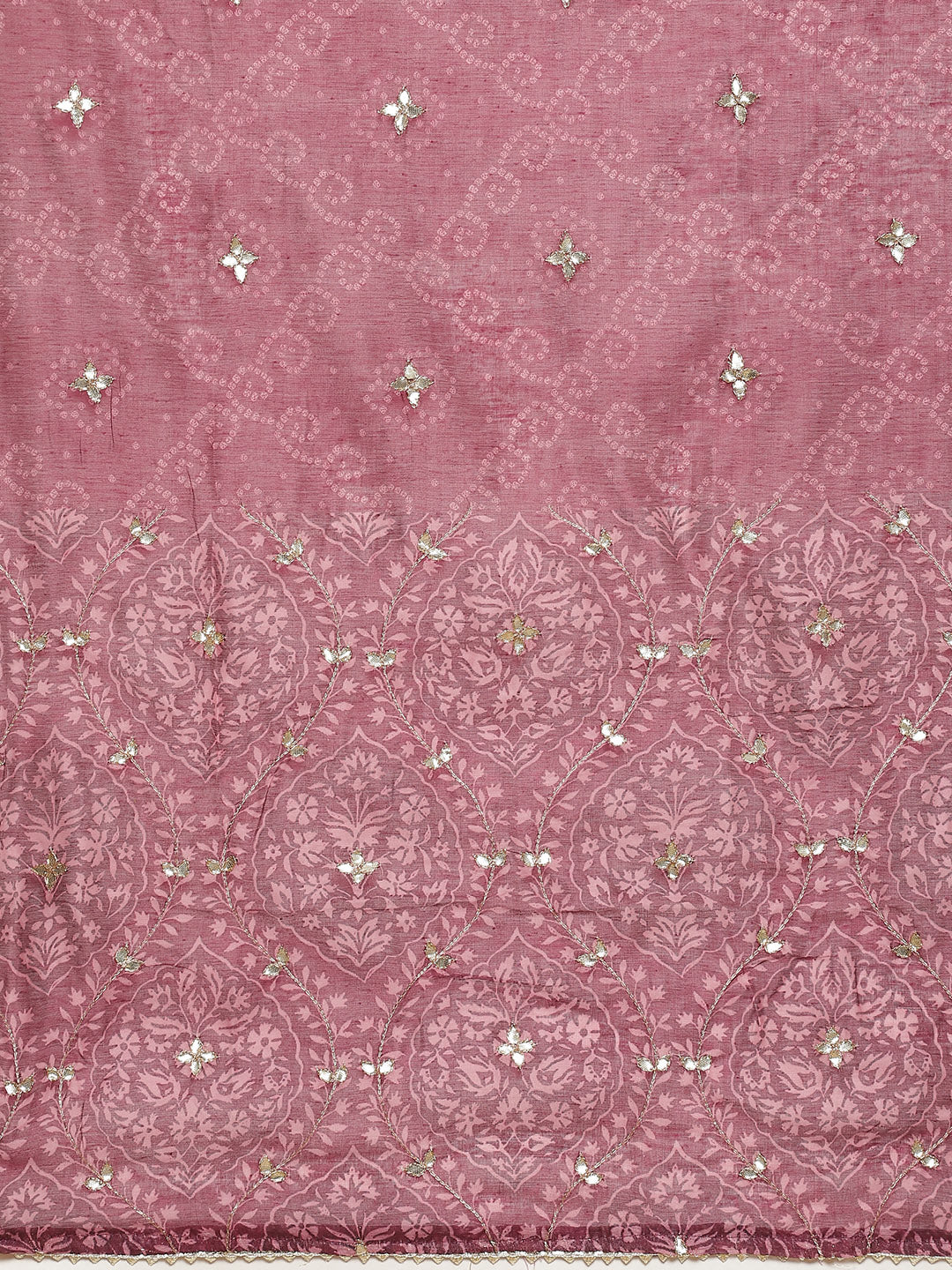 Printed Cotton Kurti With Pant And Dupatta