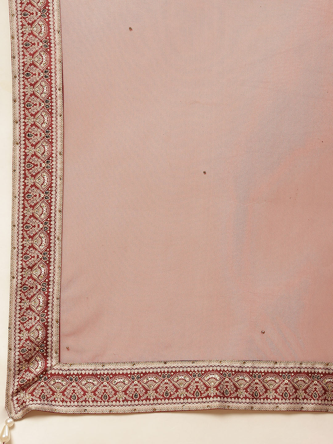 Art Tussar Digital Printed Anarkali Kurti With Chudidar And Dupatta